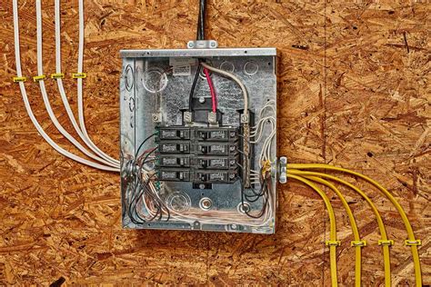 electrical wireout the back of from breaker box|wiring romex to breaker box.